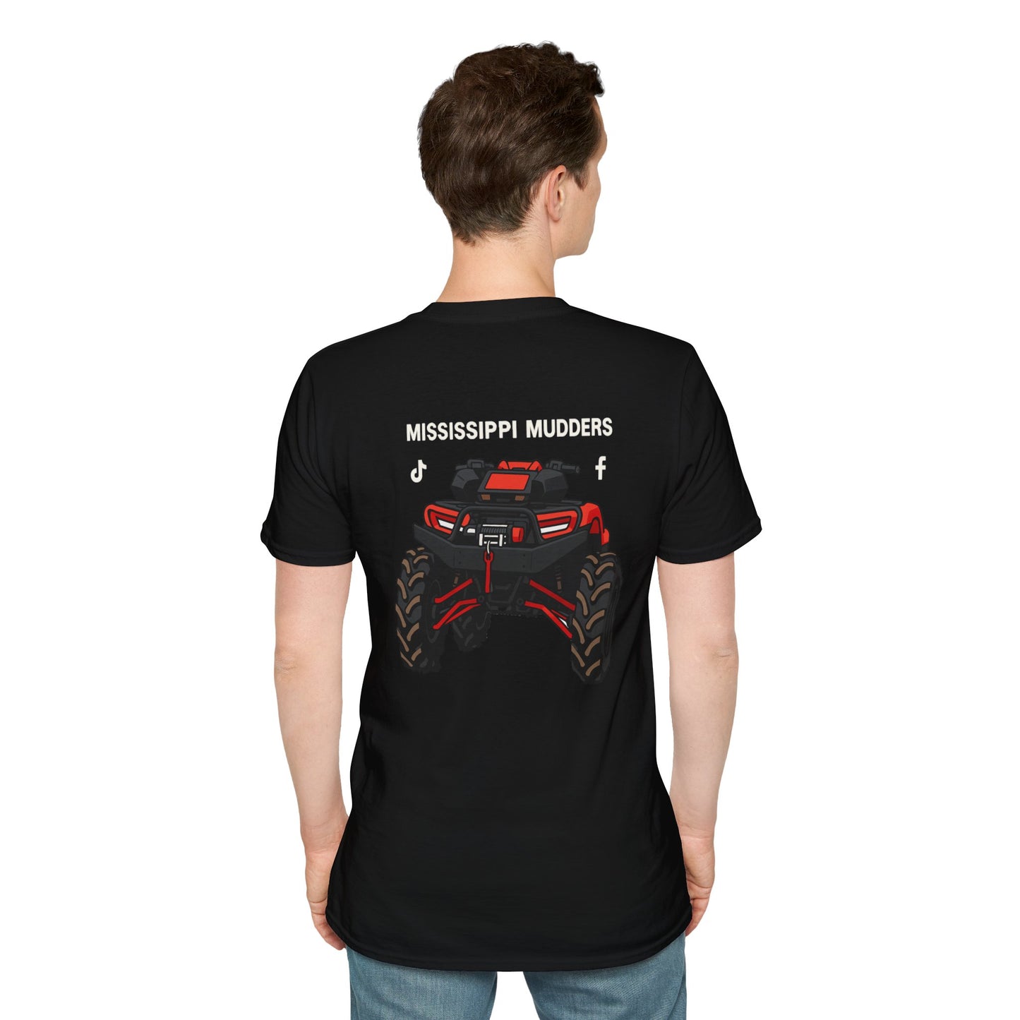 Mississippi Mudders Unisex Softstyle T-Shirt, ATV Enthusiast Tee, Gift for Mud Lovers, Outdoor Adventure Apparel, Perfect for Summer Events