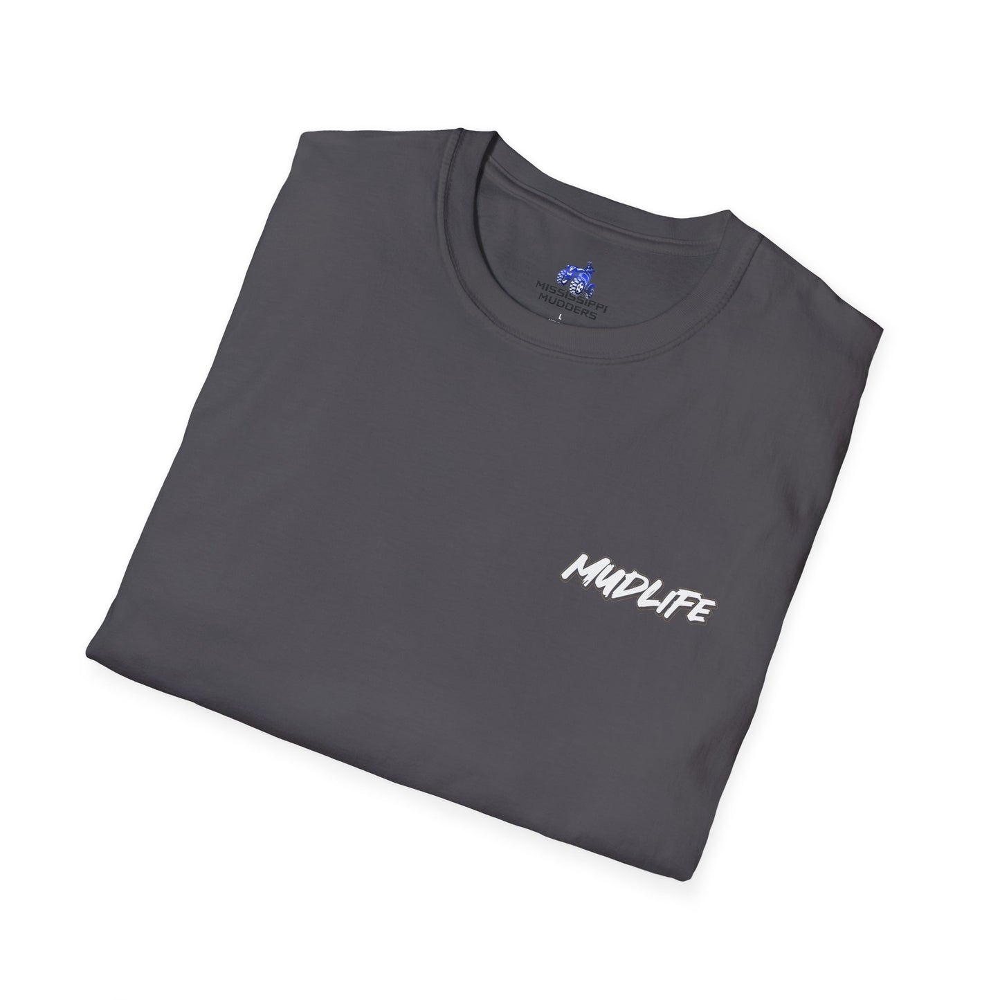 Mississippi Mudders Unisex Softstyle T-Shirt, ATV Enthusiast Tee, Gift for Mud Lovers, Outdoor Adventure Apparel, Perfect for Summer Events