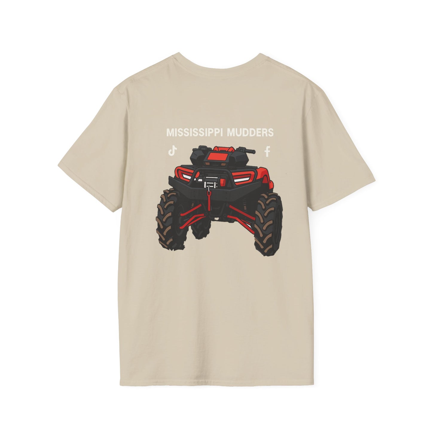 Mississippi Mudders Unisex Softstyle T-Shirt, ATV Enthusiast Tee, Gift for Mud Lovers, Outdoor Adventure Apparel, Perfect for Summer Events