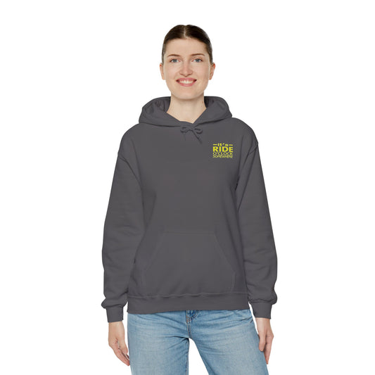 Ride O'Clock Hoodie, Unisex Heavy Blend Sweatshirt, Biker Apparel, Casual Gift, Comfortable Layer, Perfect for Adventures