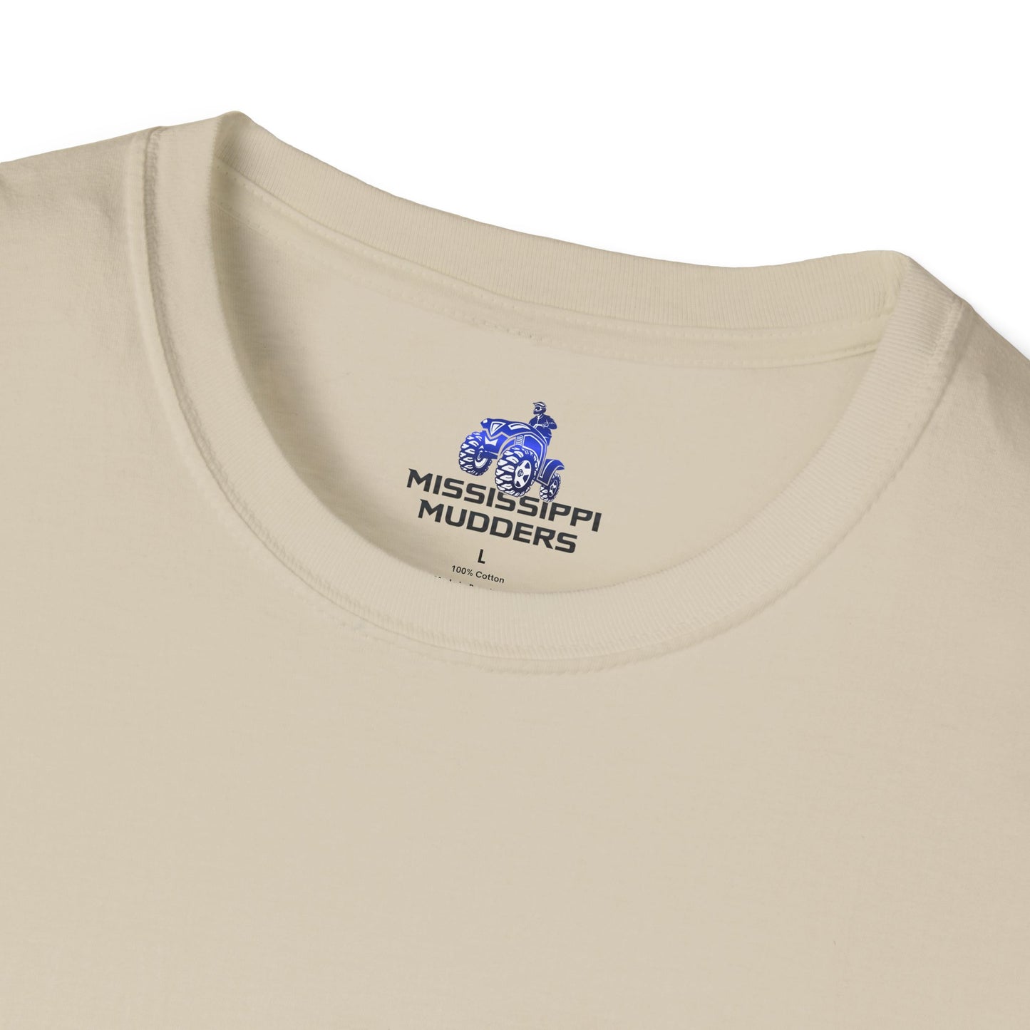 Mississippi Mudders Unisex Softstyle T-Shirt, ATV Enthusiast Tee, Gift for Mud Lovers, Outdoor Adventure Apparel, Perfect for Summer Events