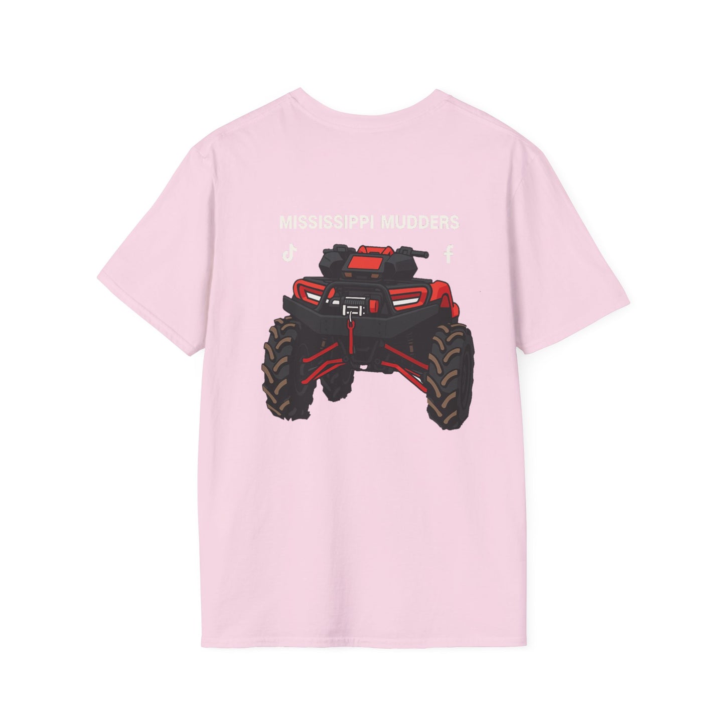 Mississippi Mudders Unisex Softstyle T-Shirt, ATV Enthusiast Tee, Gift for Mud Lovers, Outdoor Adventure Apparel, Perfect for Summer Events